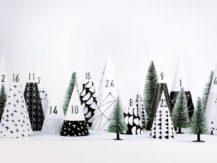 Calendrier de l'avent, à monter, Hyggewald Typealive sur etsy Calendrier de l'avent, à monter, Hyggewald Typealive sur etsy