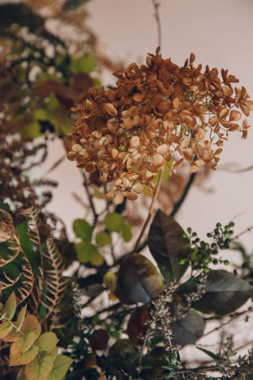 Bouquet d'hiver : fleurs séchées et branches nues || Swallows and Damsons