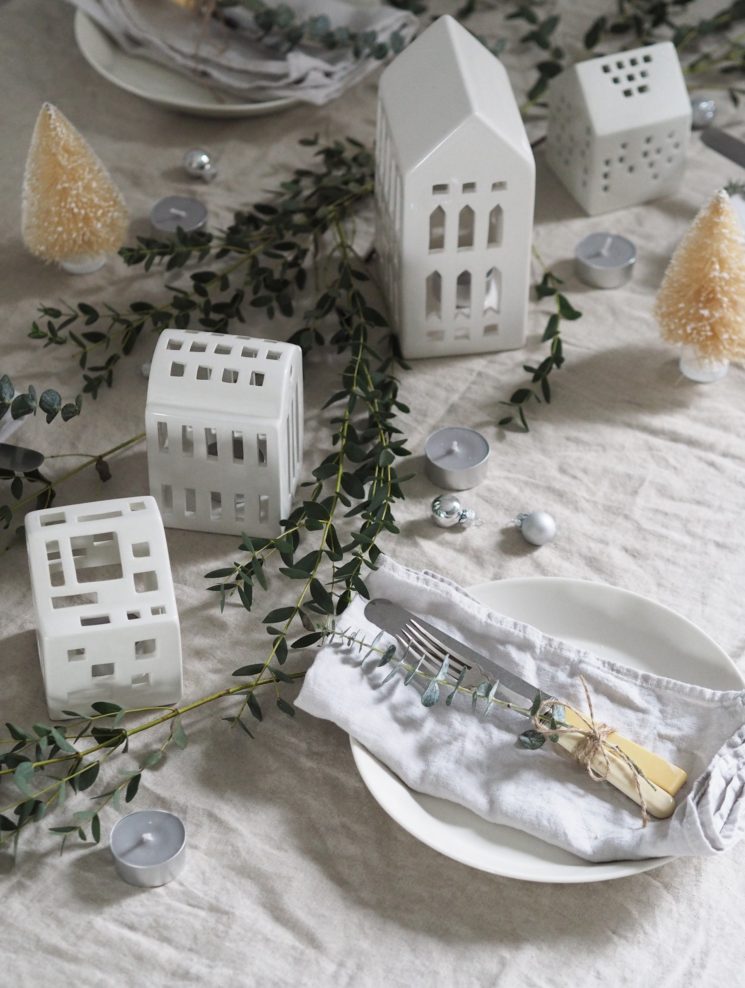 Une table de fête kinfolk, nature et rustique Une table de fête kinfolk, nature et rustique