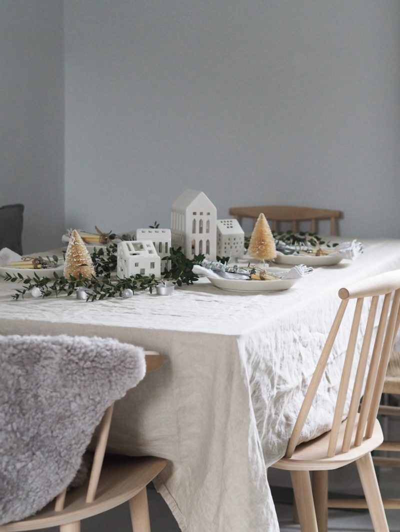 Une table de fête kinfolk, nature et rustique