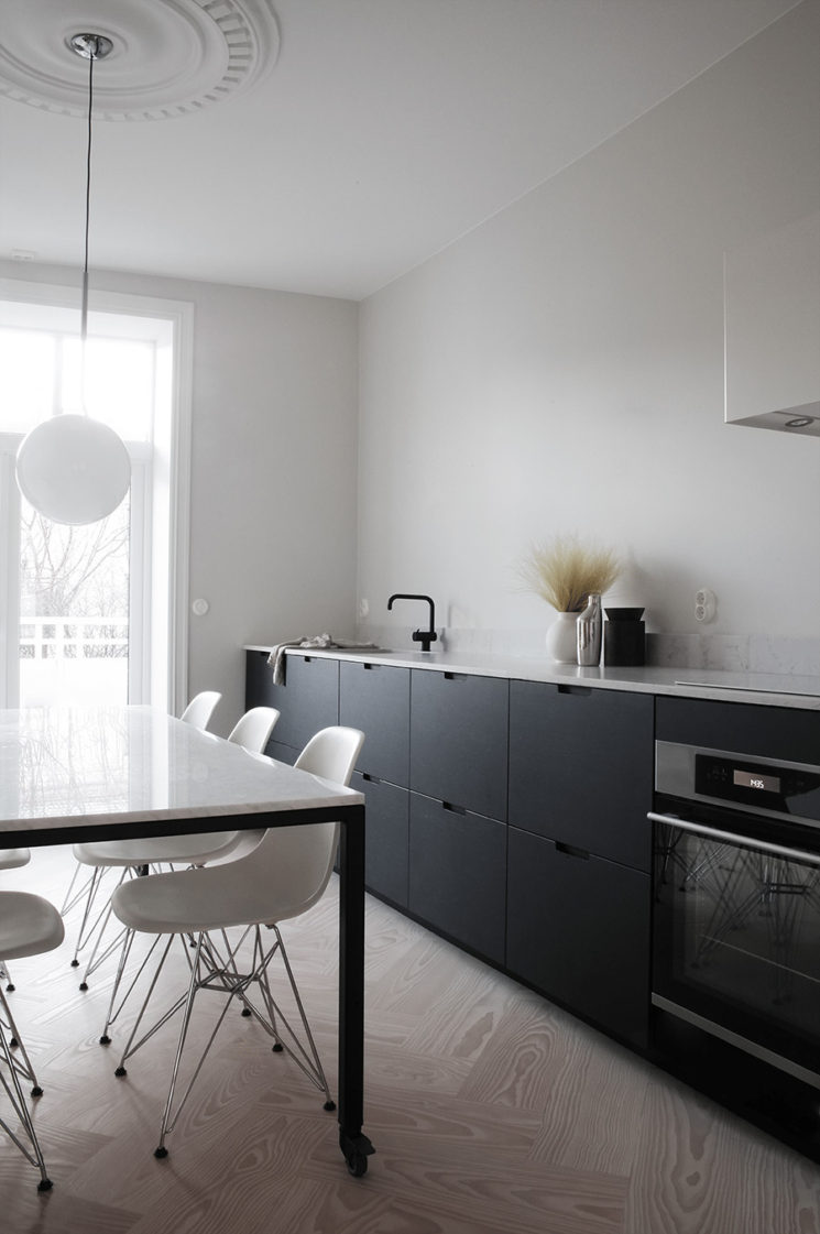 Quelques pistes pour une cuisine minimaliste = L'absence de placards hauts Quelques pistes pour une cuisine minimaliste = L'absence de placards hauts