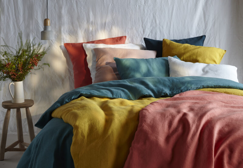 Collection linge de maison en lin Bouchara Collection linge de maison en lin Bouchara