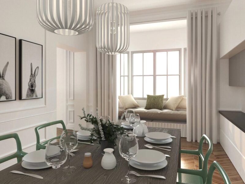 Avec hubstairs un projet déco en quelques clics || Après, aménagement salle à manger Avec hubstairs un projet déco en quelques clics || Après, aménagement salle à manger