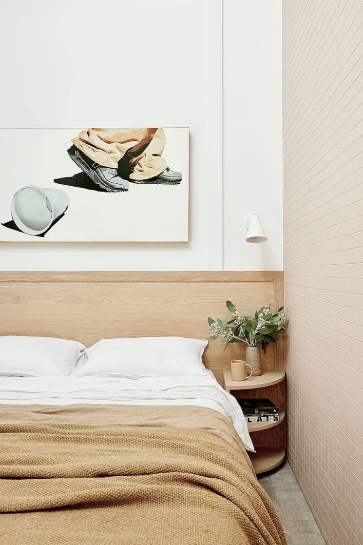 Canning cottage par l'agence Bicker (Melbourne) // Un chambre slow et design