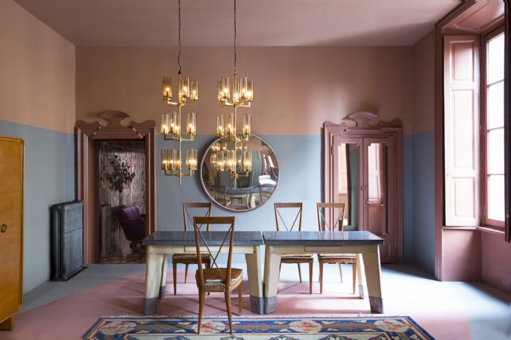 [ Inspiration déco ] Rose blush, Rose saumon || Nouvelle mise en scène à la Dimore Gallery Milan