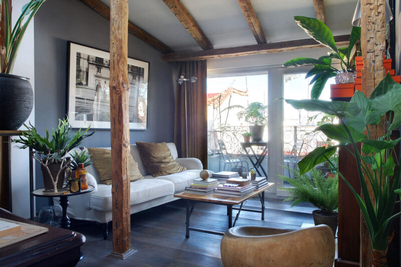 Un duplex aménagé dans un grenier Inspiration déco : La mezzanine || Un duplex aménagé dans un grenier