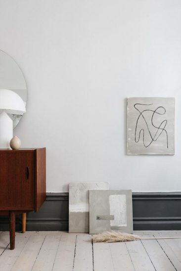Collaboration Lovisa Häger et Wall of Art || Un appartement suédois design et neutre