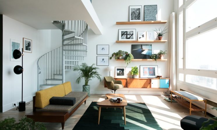 Inspiration déco : La mezzanine || Le duplex contemporain des fondateurs de la marque Kann à Paris