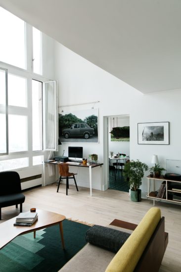 Inspiration déco : La mezzanine || Le duplex contemporain des fondateurs de la marque Kann à Paris