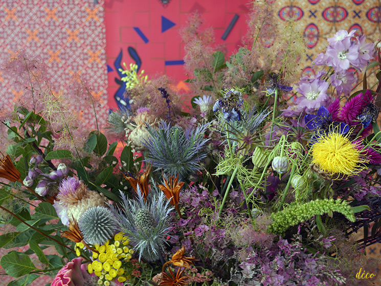 Collection de papiers-peints Sandrine Alouf & Au fil des couleurs, inspirée du wax africain Collection de papiers-peints Sandrine Alouf & Au fil des couleurs, inspirée du wax africain