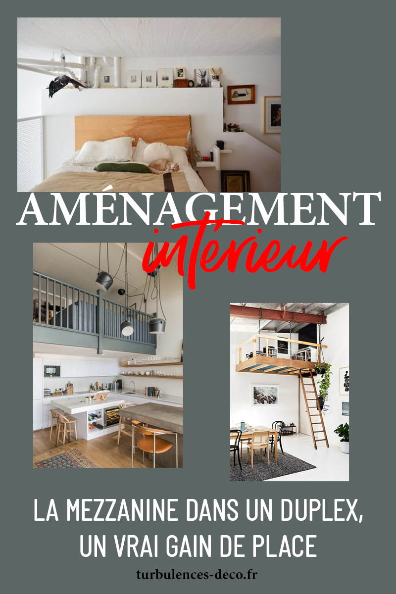 La mezzanine dans un duplex, un vrai gain de place à retrouver sur Turbulences Déco La mezzanine dans un duplex, un vrai gain de place à retrouver sur Turbulences Déco