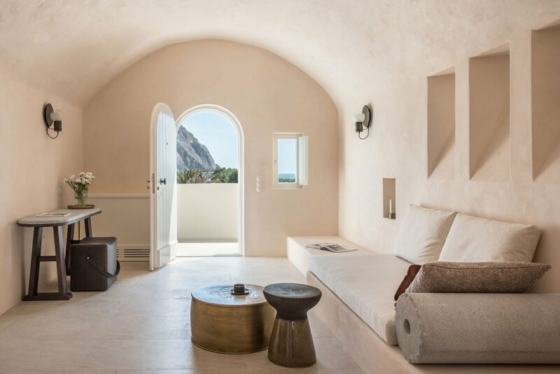 Istoria hôtel à Santorin, par Interior Design Laboratorium (Athènes)