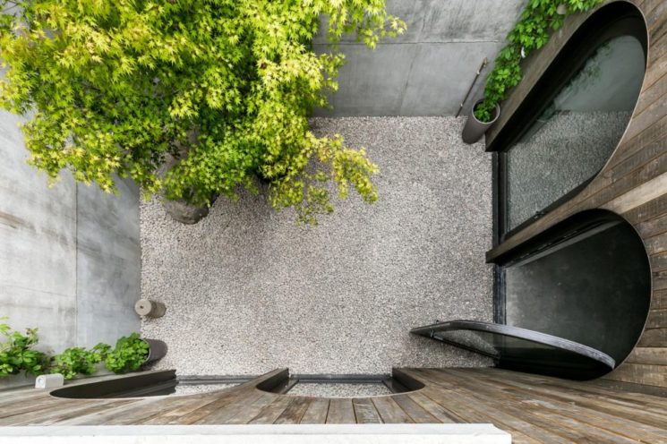 Tonalités wabi sabi et matières brutes || Tiverton Road Londres NW10 par Takero Shimazaki Architects