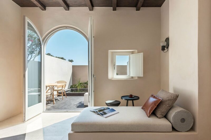 Istoria hôtel à Santorin, par Interior Design Laboratorium (Athènes)