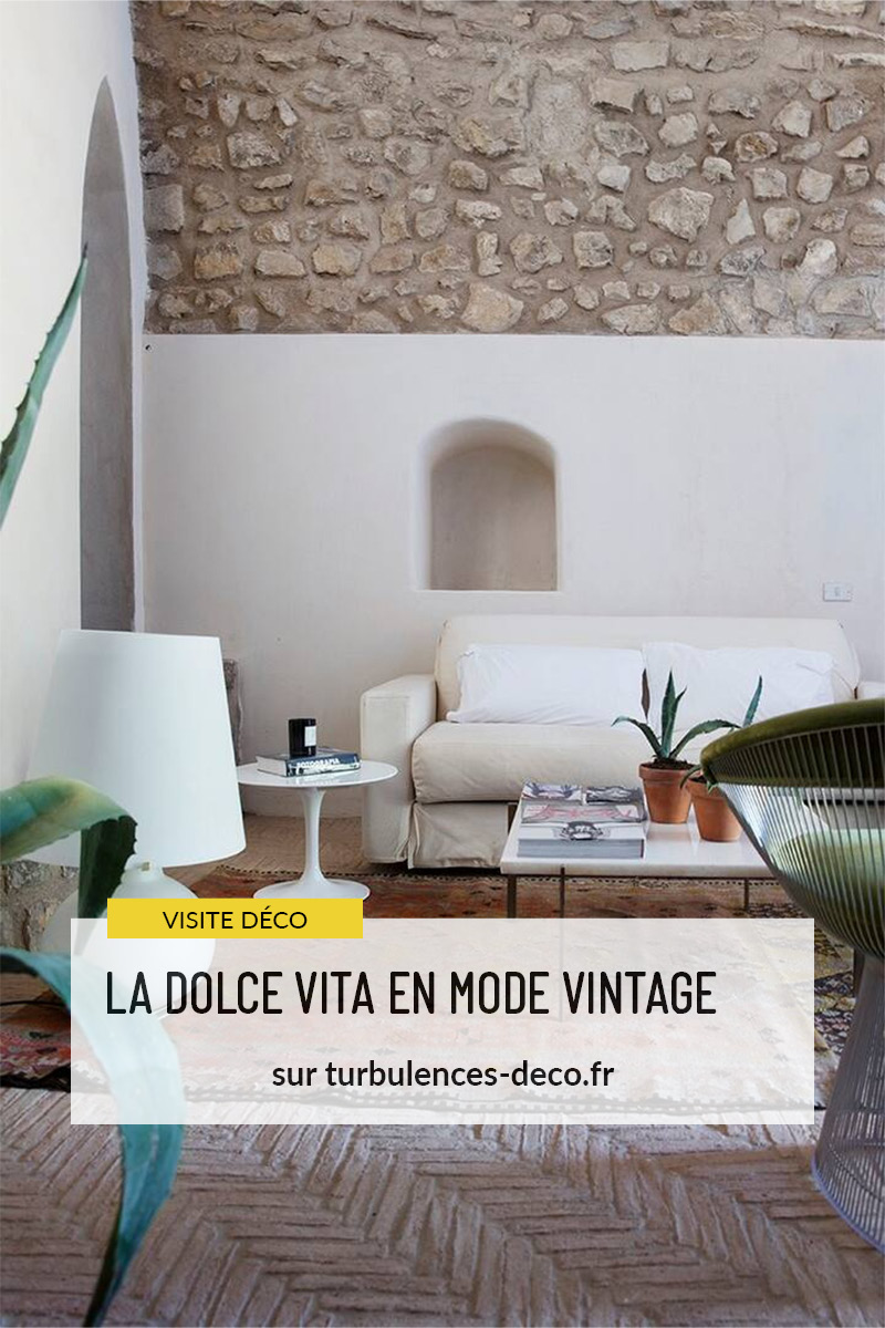 La Dolce Vita en mode vintage - Une propriété à louer à Punta Campanella à retrouver sur Turbulences Déco