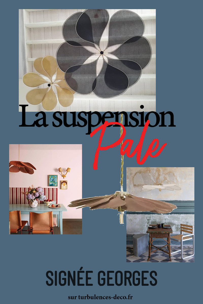 La suspension Pale signée George à retrouver sur Turbulences Déco