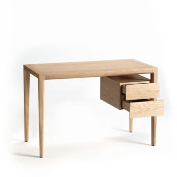 Bureau en chêne Nizou, design E-Gallina, Ampm