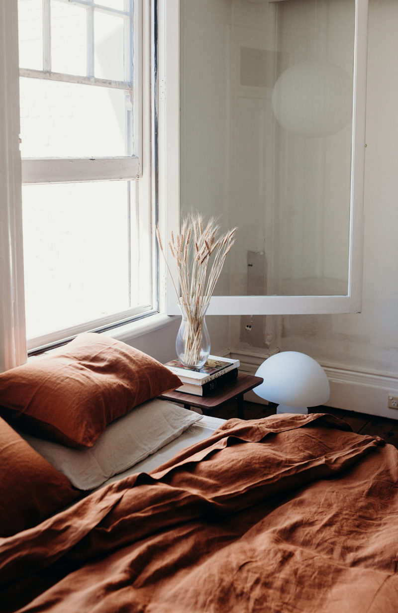 Le orange en déco et autres couleurs d'automne // IN BED Store - Project: Tobacco Linen Le orange en déco et autres couleurs d'automne // IN BED Store - Project: Tobacco Linen