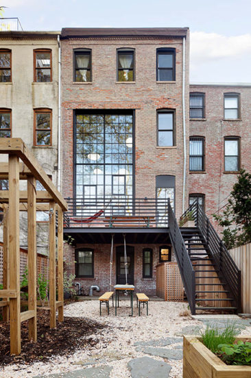 Encore une obsession de style déco "old new" || Agence Murdock Solon - Projet Clinton hill townhouse