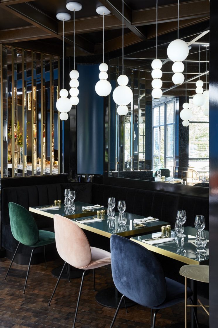 Le revival du style Art Déco // Restaurant Le Roch à Paris - Design Sarah Lavoine
