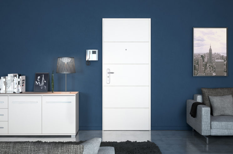 6 astuces pour rendre sa porte d'entrée design et glamour // Point Fort Fichet, modèle Spheris XP intérieur blanc 6 astuces pour rendre sa porte d'entrée design et glamour // Point Fort Fichet, modèle Spheris XP intérieur blanc