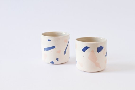 Tasse ou cache-pot en céramique - Boutique Etsy Maevo Studio 