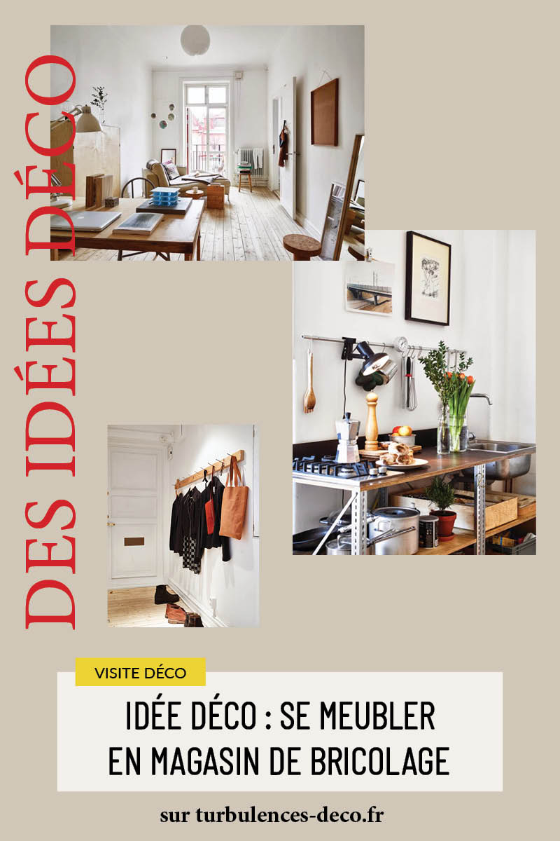 Idée déco : Se meubler en magasin de bricolage à retrouver sur Turbulences Déco Idée déco : Se meubler en magasin de bricolage à retrouver sur Turbulences Déco