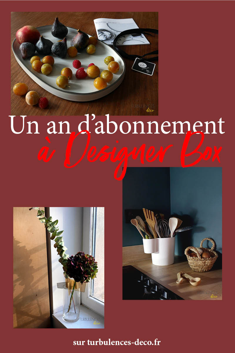 Un an d'abonnement à Designer Box à découvrir sur Turbulences Déco Un an d'abonnement à Designer Box à découvrir sur Turbulences Déco