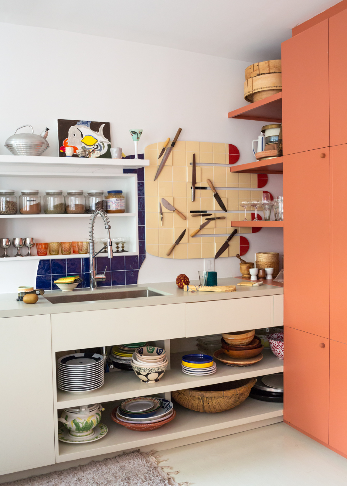 Des textiles de cuisine colorés pour un intérieur