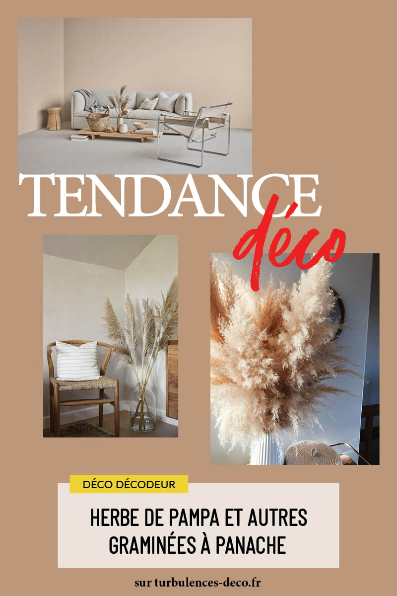Herbes de pampa et autres graminés à panache, un article d'inspiration à découvrir sur Turbulences Déco Herbes de pampa et autres graminés à panache, un article d'inspiration à découvrir sur Turbulences Déco