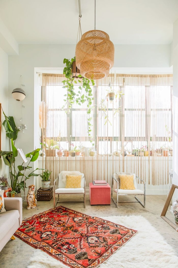 [ Inspiration déco ] Rose toujours, rose bohème en déco || Studio loft de Isadora Tang