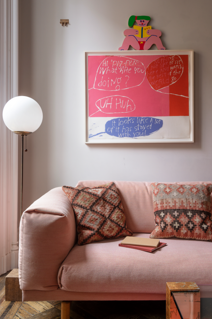 [ Inspiration déco ] Rose toujours, rose bohème en déco || L'intérieur de Julia Sherman à Brooklyn