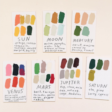 Palette de couleurs par Kristin Texeira