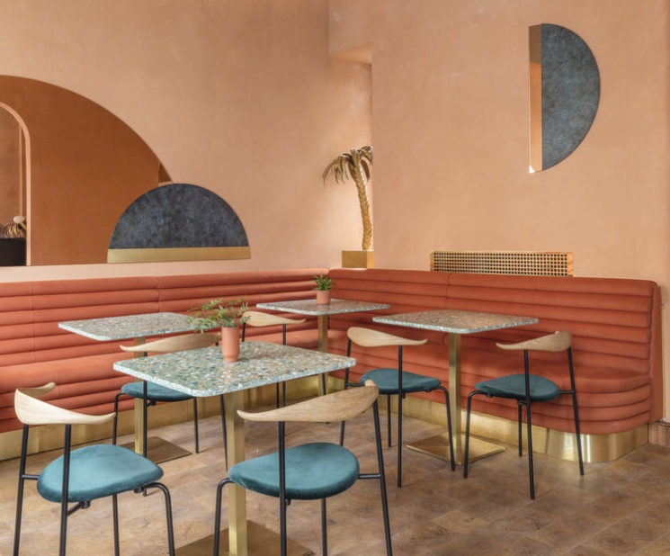 Restaurant Omar’s Place à Londres, design intérieur : Sella Concept