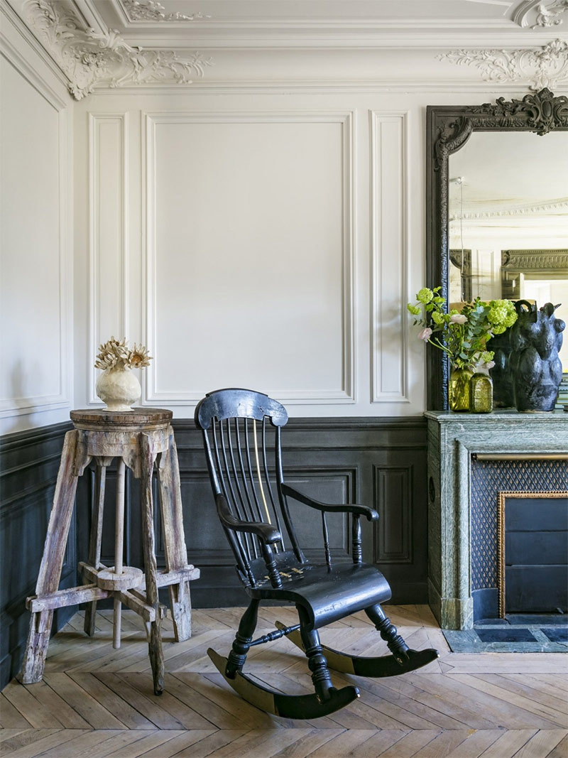 L'appartement ancien à Paris, rénové par le concept store parisien Merci comme pied à terre L'appartement ancien à Paris, rénové par le concept store parisien Merci comme pied à terre