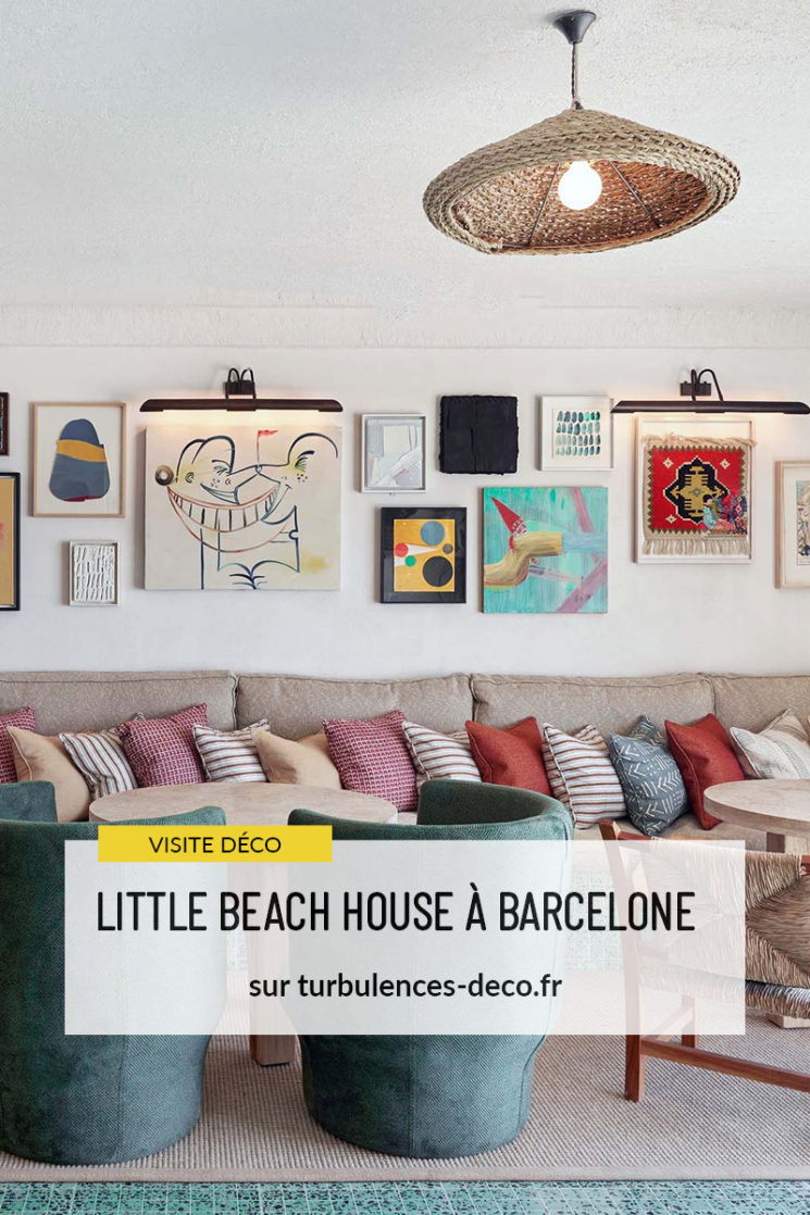 L'hôtel Little beach house à Barcelone, bohème coloré à retrouver sur Turbulences Déco