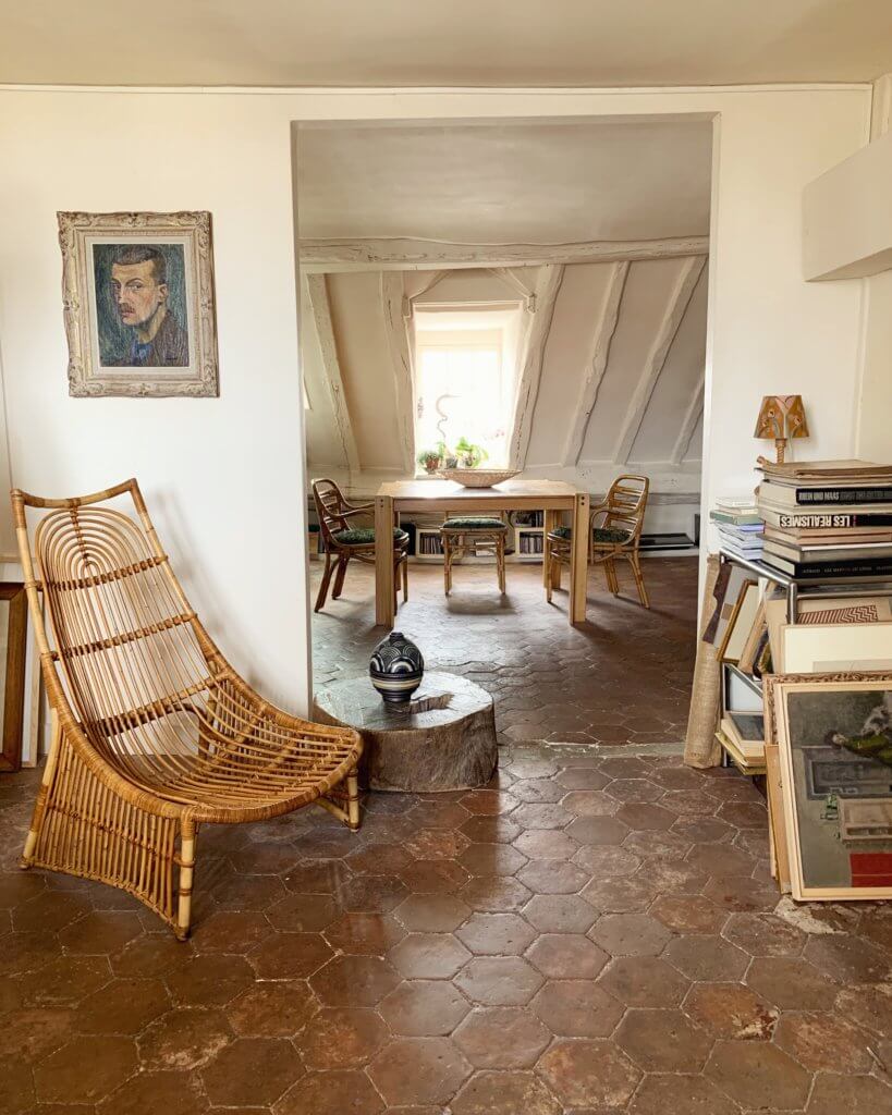 Atelier Vime à Vallabrègues, sélection d’objet et de mobilier vintage en vannerie, rotin ou corde