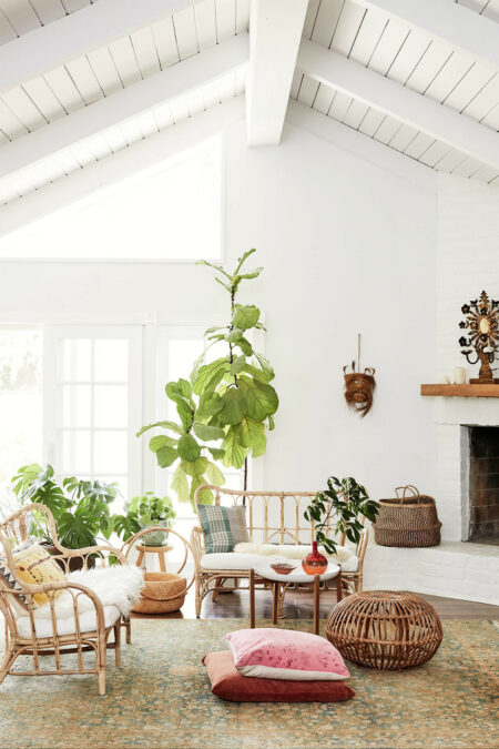 tendance-rotin-en-deco_la maison Eliza Gran Los Angeles