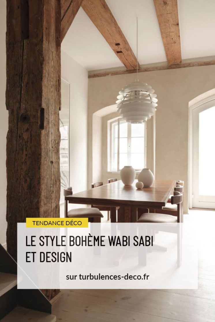 [ Tendance déco ] Le style bohème wabi sabi et design à retrouver sur Turbulences Déco