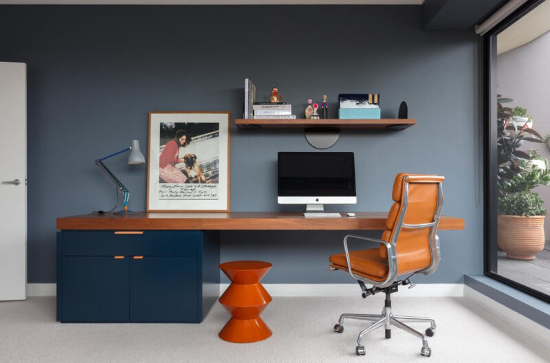 Bureau design vintage, réalisé par Arent & Pyke - Project : Pyrmont apartment Bureau design vintage, réalisé par Arent & Pyke - Project : Pyrmont apartment