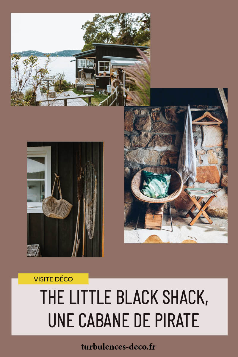The Little Black Shack, une cabane de pirate à découvrir sur Turbulences Déco