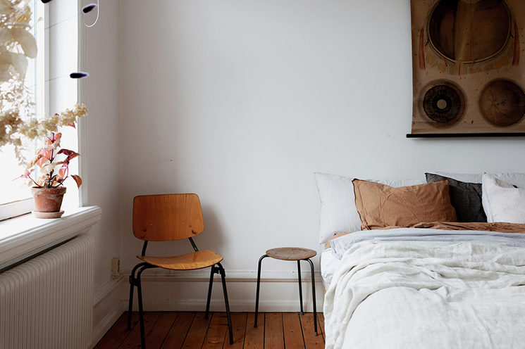 Un appartement à Stokholm bohème wabi sabi design