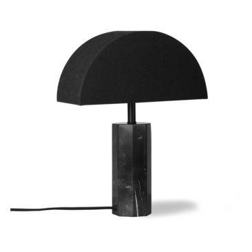 HK Living , Pied de lampe en marbre Noir