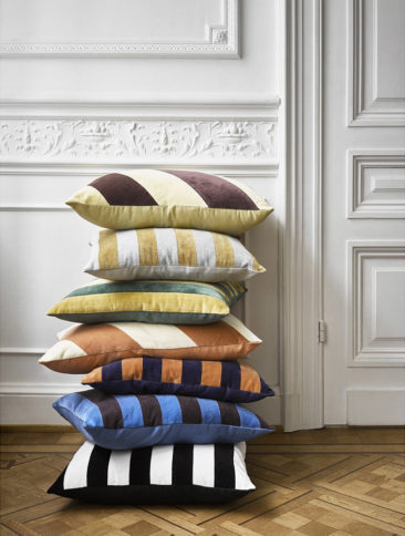 Catalogue HK Living AW2020 - Collection de coussins à rayures