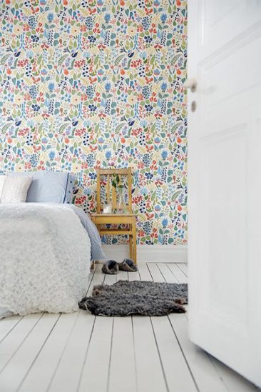 Osez un papier-peint fleuri ! // Papier-peint Josef Frank