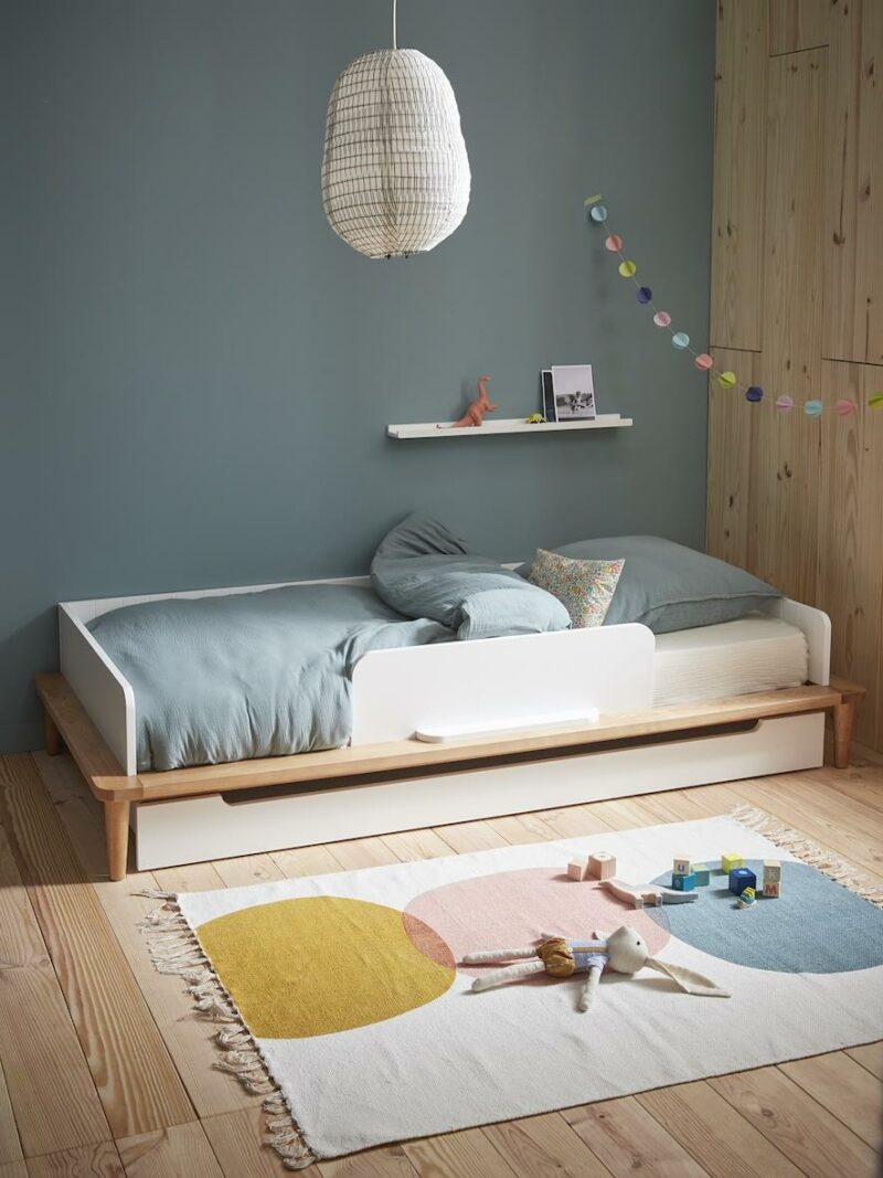 Cyrillus - Lit banquette enfant en bois  à compléter si besoin par le lit tiroir