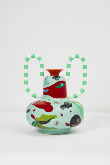 Vase en faïence Oceanographic par le designer Jaime Hayon pour la Maison Matisse