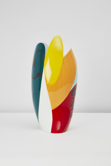 Vase Sinuoso par le designer Alessandro Mendini pour la Maison Matisse