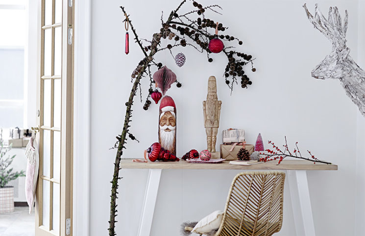 Noël traditionnel suédois, mais en mode actuel pour le catalogue de Noël 2019 Bloomingville