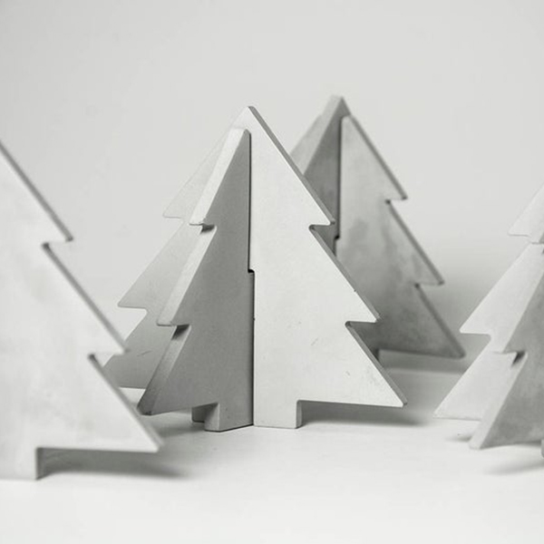Sapin de Noël décoratif en béton - Boutique A Mano Design sur Etsy